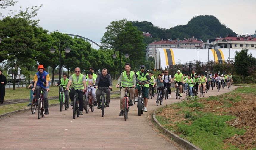 Arhavi’de Pedallar Sağlık İçin Döndü
