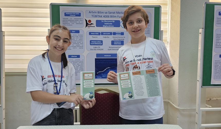 Öğrencilerden Su Okuryazarlığına Dikkat Çeken Proje
