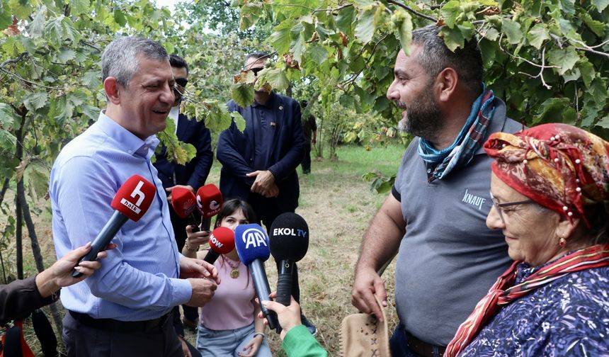 CHP Genel Başkanı Özgür Özel, Trabzon'da konuştu: