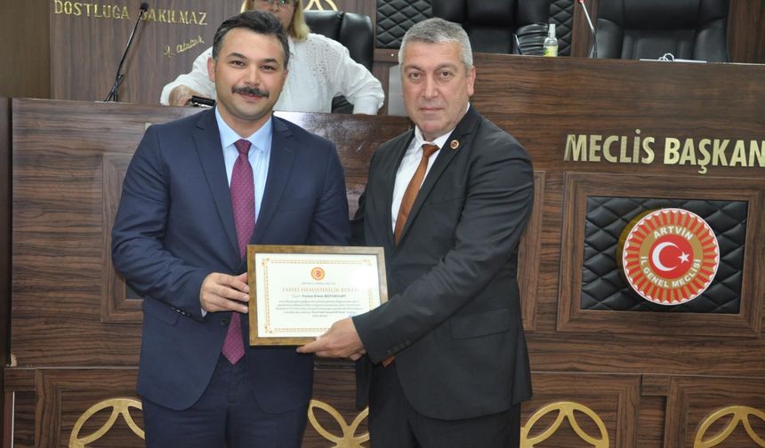 Başsavcıya Fahri Hemşehrilik
