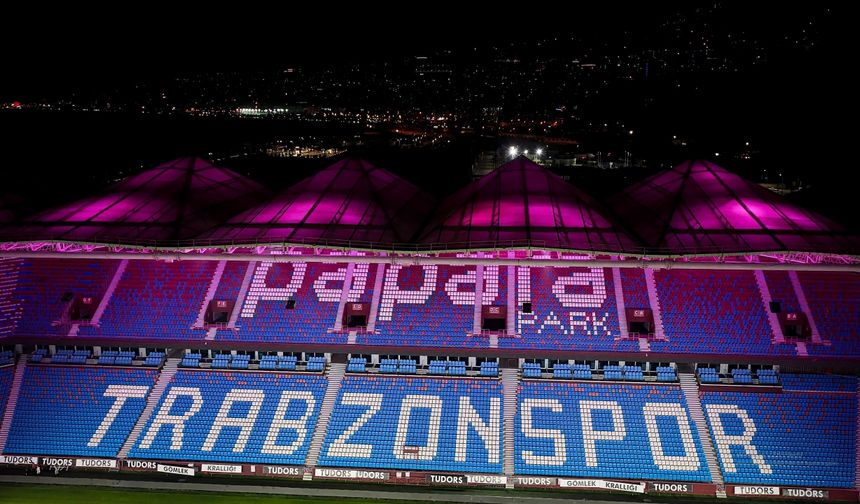 Trabzonspor'un Maçlarını Oynadığı Papara Park'ta Işıklandırma ve Ses Sistemi Yenilendi