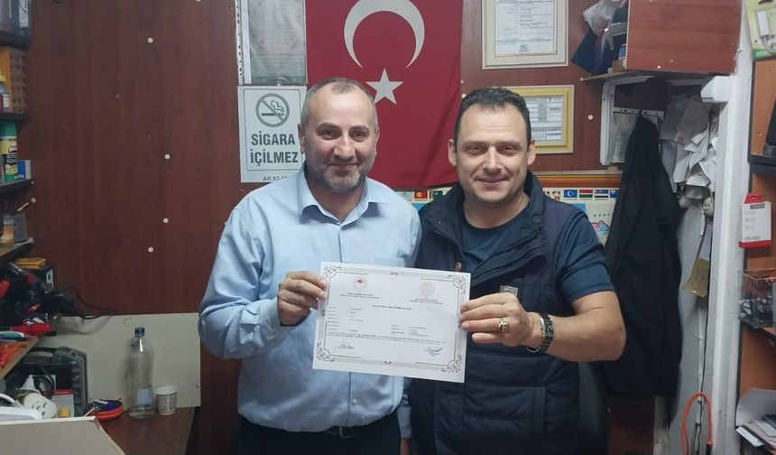 Kursu Başarıyla Tamamlayanlar Belgelerini Aldı