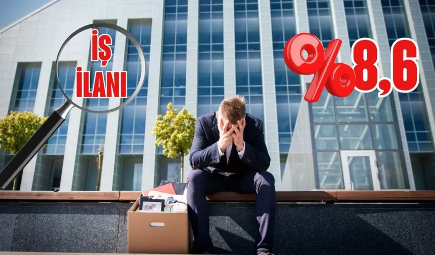 İşsizlik %8,6’ya Yükseldi