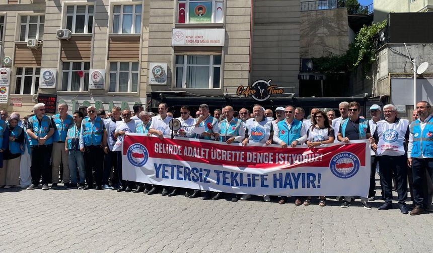 Memur-Sen Artvin’den Zam Teklifine Tepki