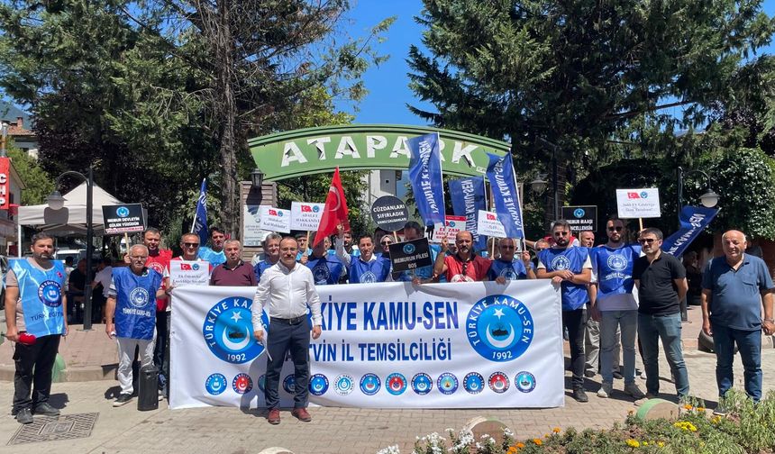 Kamu-Sen’den Artvin’de Zam Teklifine Tepki