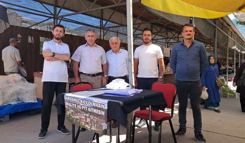 Ardanuç’ta Kurum Kapatmalarına Tepki