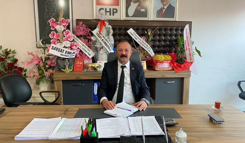 CHP Şavşat İlçe Başkanı Öztürk Adaylığı Açıkladı