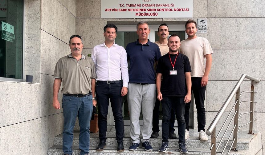 Sarp’ta Veteriner Ziyareti