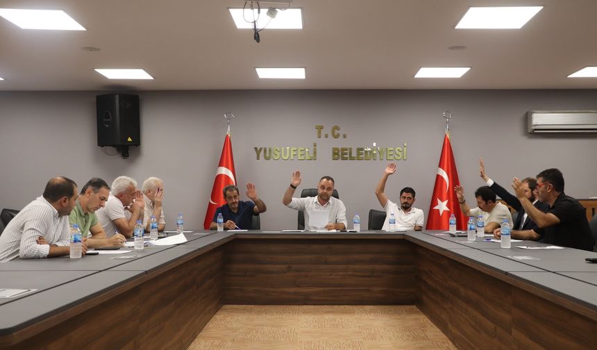 Yusufeli Meclisi Eylül Ayı Gündemini Görüştü