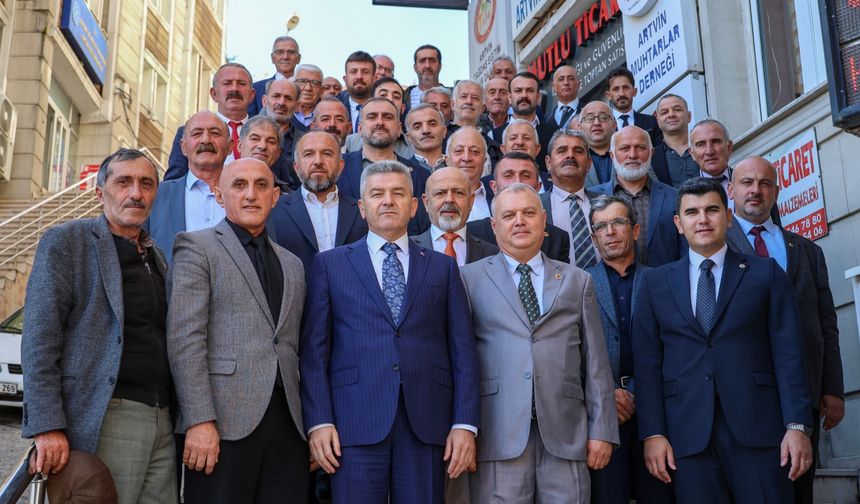 Vali Ergün’den Muhtarlar Derneğine Ziyaret