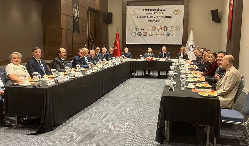Almalı, Karadeniz Baro Başkanları Toplantısında