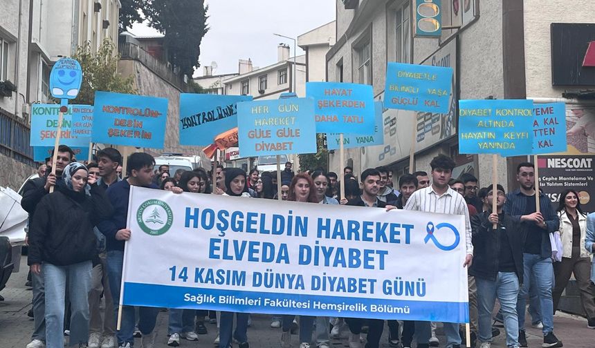“Diyabet İçin Sessiz Yürüyüş”