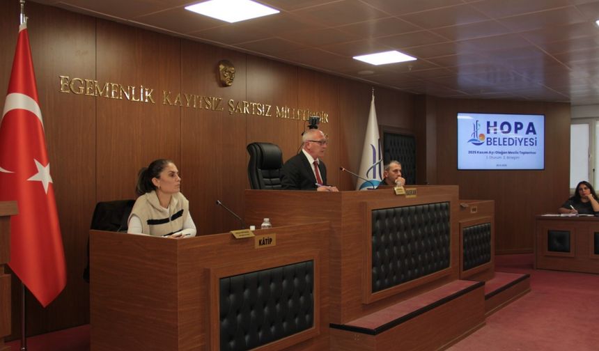 Hopa Kasım Ayı Meclisinin İkinci Oturumu Gerçekleşti