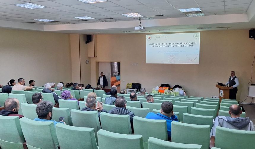 “Yüksekte Çalışma” Eğitimi Verildi