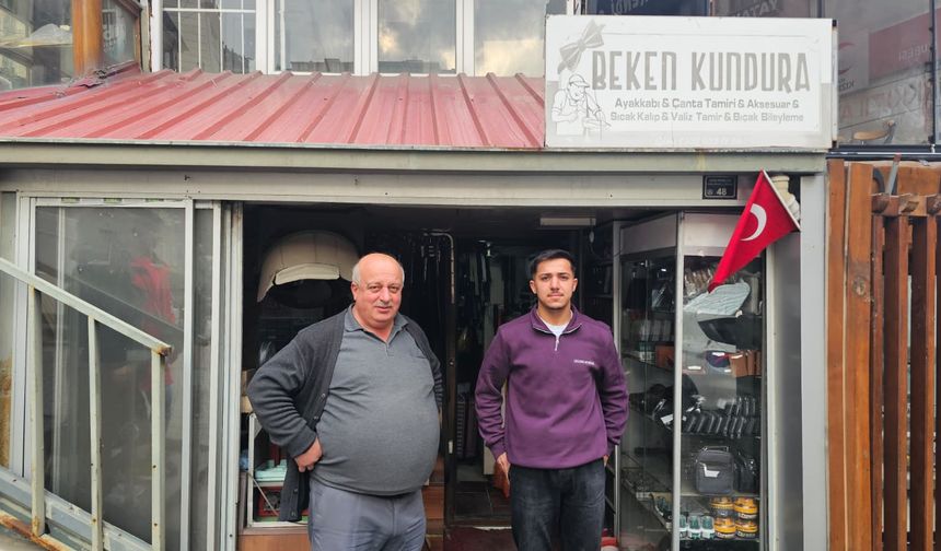 Babasının mesleğini sürdürüyor