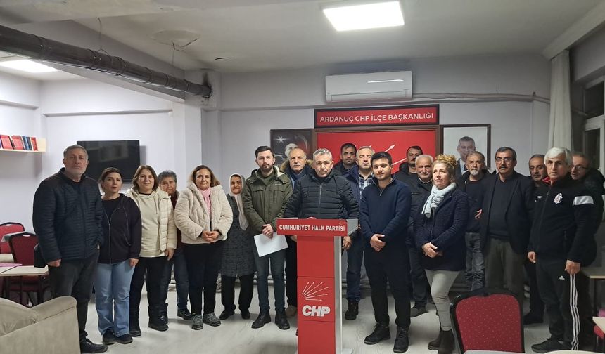 CHP Ardanuç’tan Emekli Maaşı ve Asgari Ücret Zamlarına Tepki