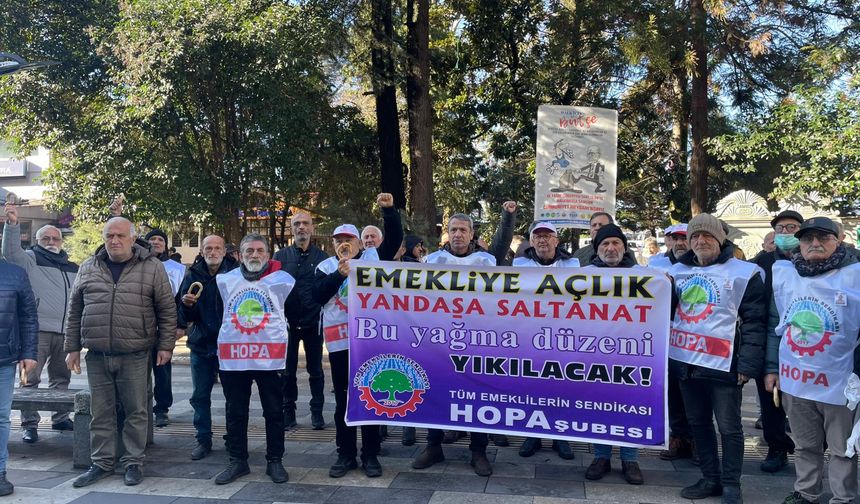 Emeklilerden Geçim İsyanı