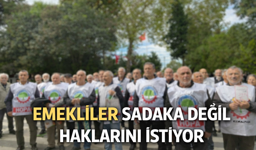 “Sadaka Değil, Hakkımızı İstiyoruz”