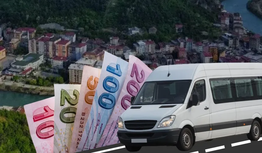 İlçeler Arası Dolmuş Ücretlerine Zam