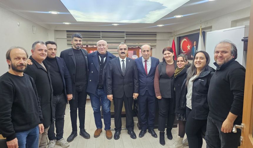 İYİ Parti’den Gazetecilere Ziyaret