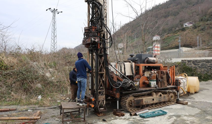 Arhavi OSB'de Sondaj Çalışması Başladı