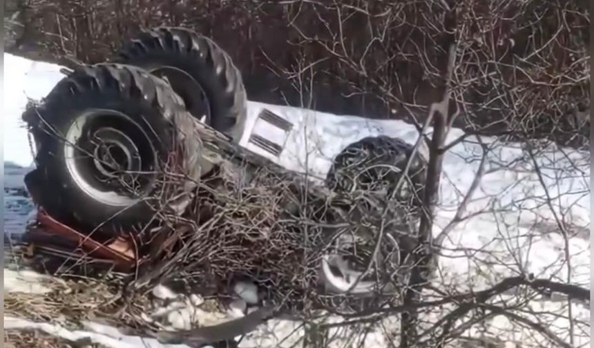 Traktör Devrildi, Köy Muhtarı Hayatını Kaybetti