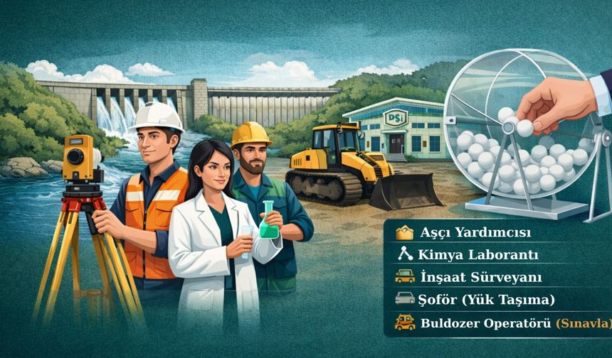 DSİ’ye 7 Sürekli İşçi Alımı