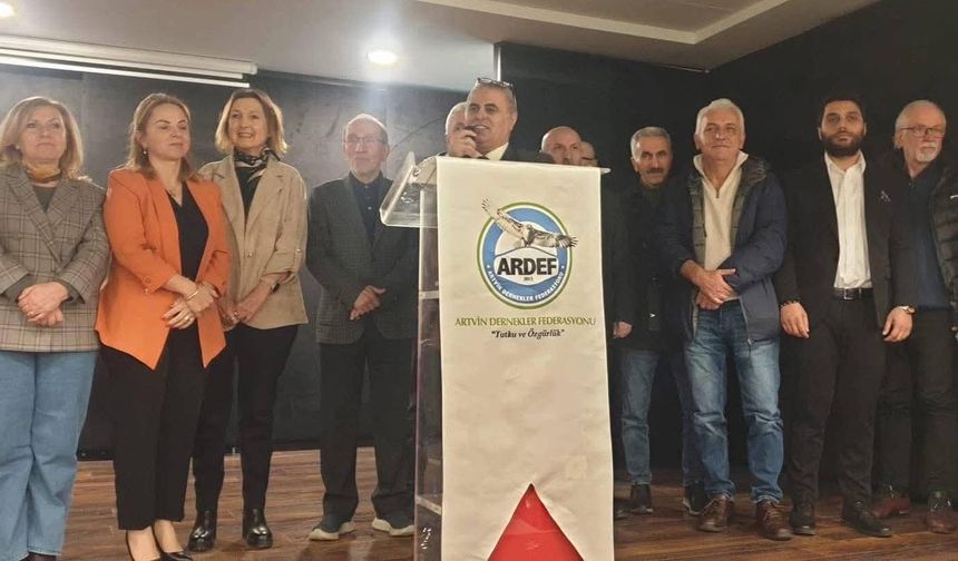 Artvin Dernekler Federasyonu’nda Güven Tazeledi