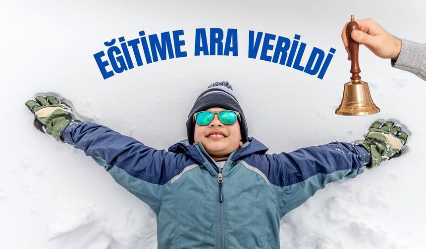 Eğitime 1 Gün Ara Verildi