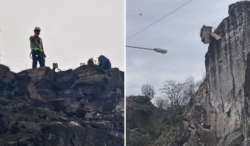 Dev Kaya Kütleleri Kontrolü Şekilde Düşürüldü