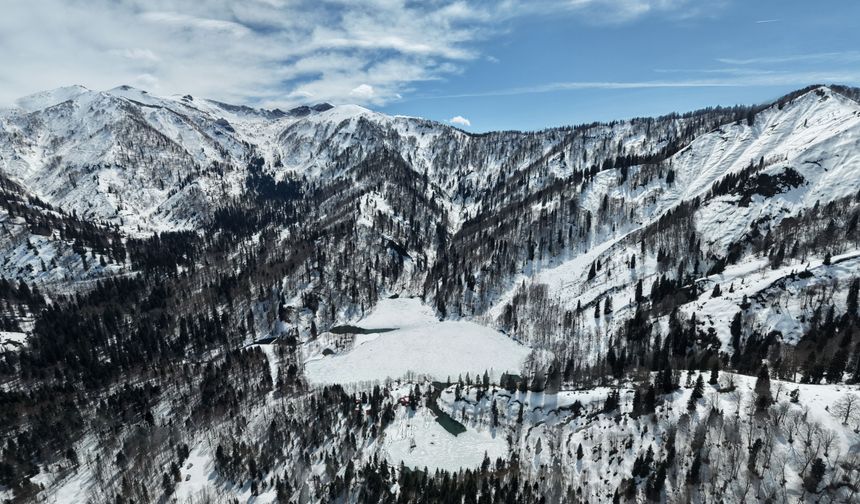 Borçka Karagöl Havadan Görüntülendi