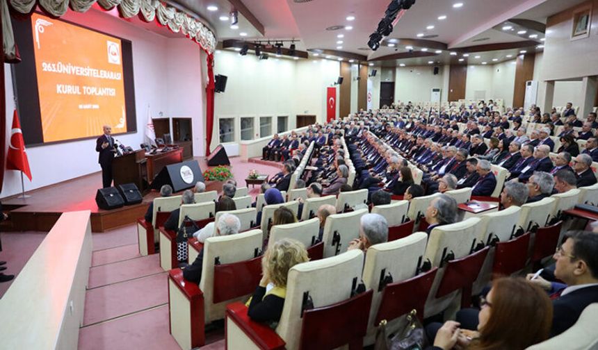 263. Üniversitelerarası Kurul Toplantısı Gerçekleştirildi