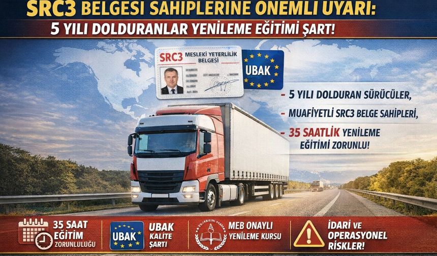 SRC3 Belgesi Sahiplerine Kritik Uyarı