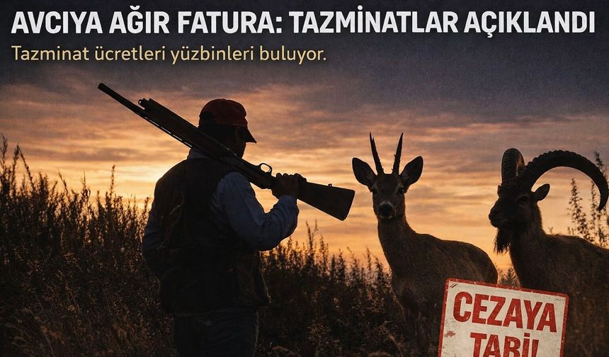 Avcıya Ağır Fatura: Tazminatlar Açıklandı