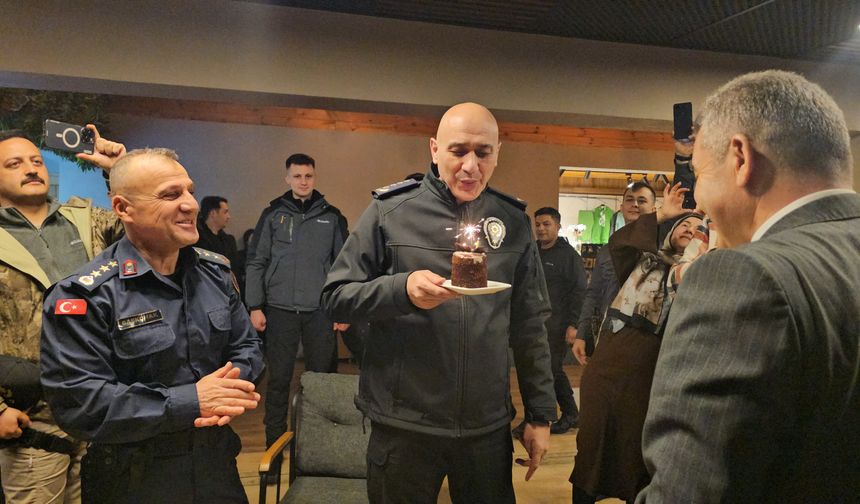 Jandarma Komutanından Emniyet Müdürü’ne Anlamlı Sürpriz