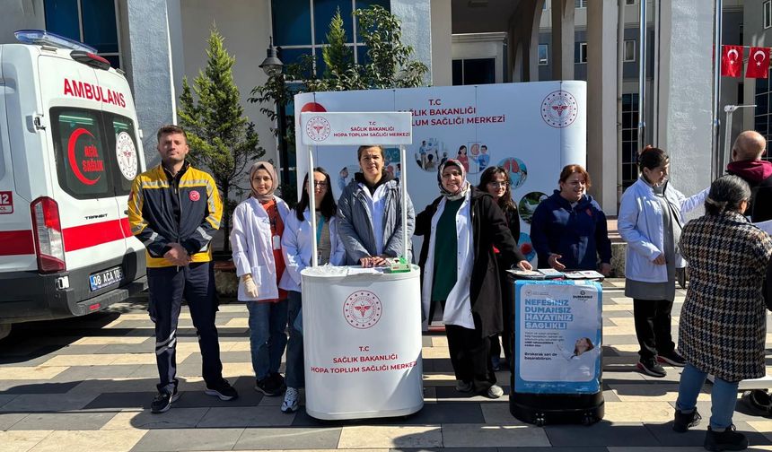 Meydanda Ücretsiz Sağlık Taraması