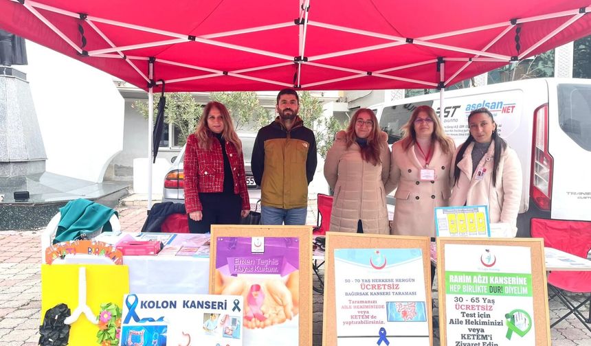 Sağlıklı Yaşam Standı Kuruldu