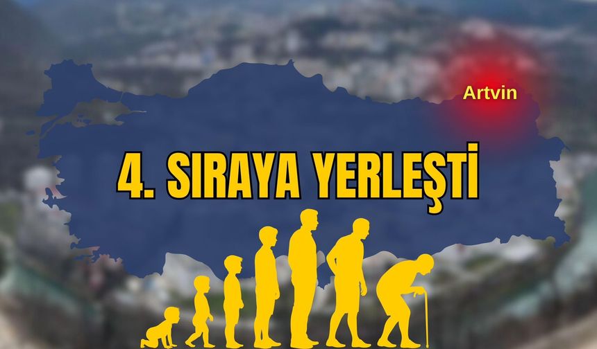 Artvin Yaşlanıyor: Türkiye’de 4. Sıraya Yükseldi