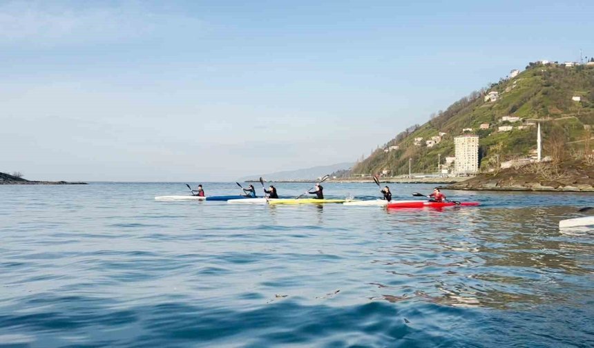 Rize'nin kanocuları Bahar Kupası yolunda