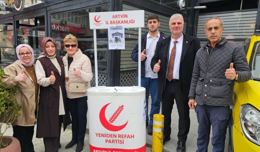 Yeniden Refah’tan İmza Kampanyası