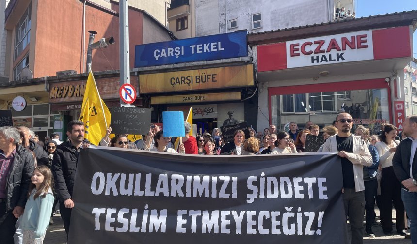 Okullarda Şiddete Protesto