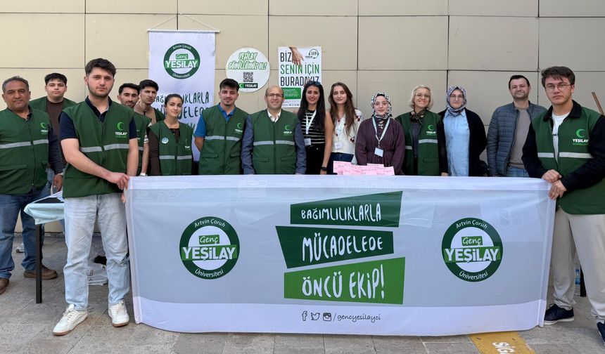 Yeşilay’dan AÇÜ’de Farkındalık Çalışması