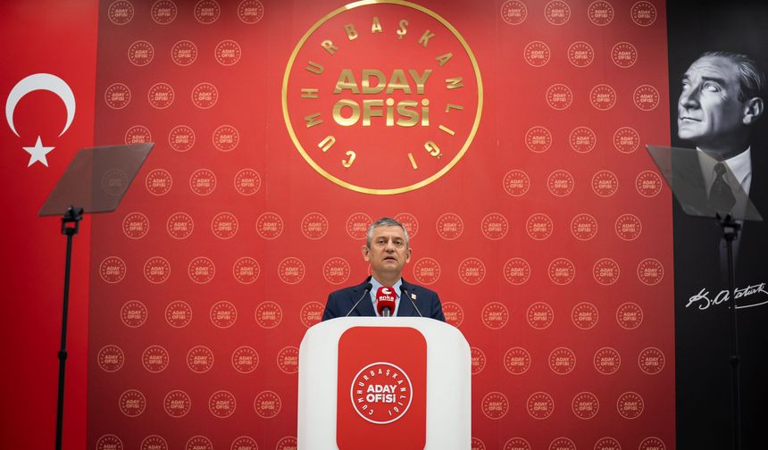 CHP Genel Başkanı Özel basın toplantısı düzenledi: