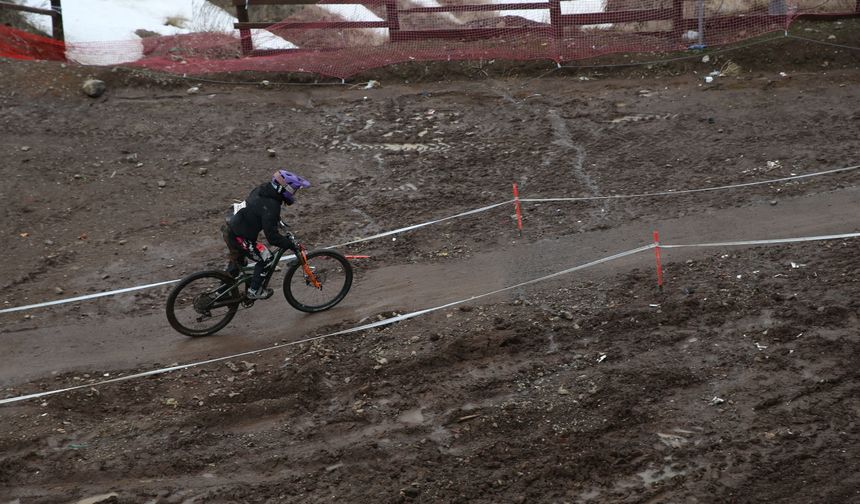 Erzurum'da Downhill Türkiye Şampiyonası yapıldı