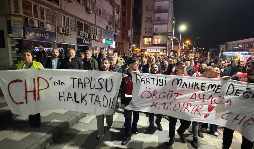 CHP Örgütleri Karara Karşı Nöbette