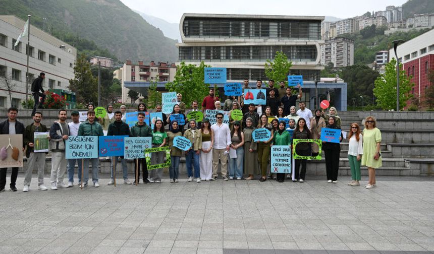 “Dumansız Kampüs İçin Ritim Tuttular”