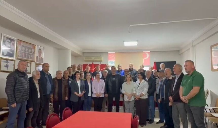 CHP Hopa’dan Özgür Özel’e Destek