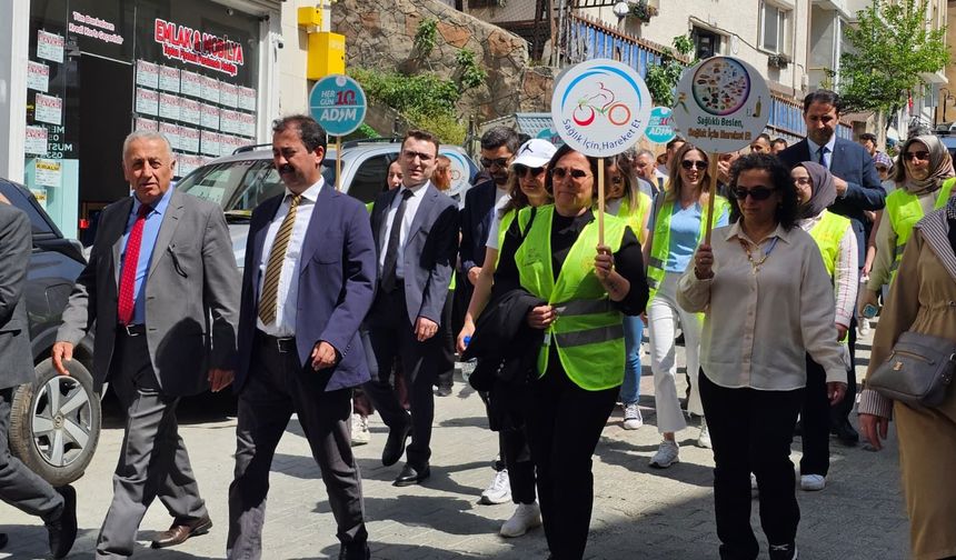 Sağlık İçin Adımlar Atıldı