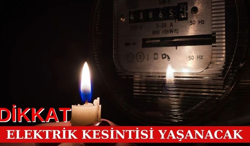 Çevreli Köyü’nde Kesintisi Uyarısı