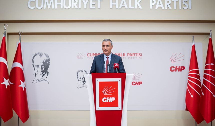 CHP Sözcüsü Sarı, MYK toplantısına ilişkin açıklamalarda bulundu: